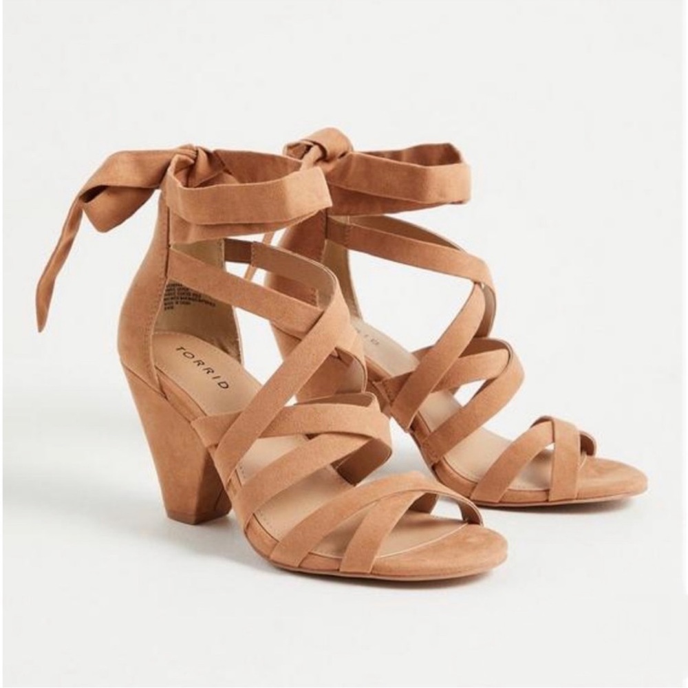 Torrid Ankle Wrap Cone Heel Sandal (WW)